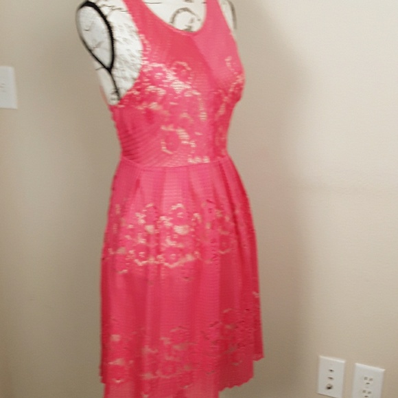 FREE PEOPLE CHERRY ROCCO LACE DRESS - Picture 4 of 8